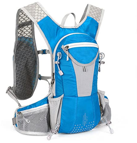 ADITAM Lauftaschen 12L Outdoor Radfahren Tasche Männer Frauen Wandern Laufen Polyester Sportrucksack Double The Comfort