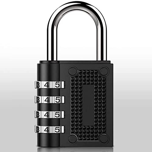 1 x Secure 4-Digit Combination Padlock for Gym, School, and Employee Lockers, Cabinet, Toolbox - Outdoor Combination Lock for Gate, Door, Shed, Fence