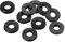 PATIKIL M3 Rondelle Plate Caoutchouc, 40 Paquet 3 mm ID 7 mm OD 1.2mm Epaisseur Etanchéité Espaceur Joint Anneau pour Robinet Tuyau Eau Tuyau Fixation Boulon, Noir