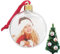 10 Stück Weihnachtsbild-Ornamente Kugel hängender Anhänger Foto-Ornament Weihnachtskugel mit Namen,Foto-Ornament-Kugel Weihnachtsbaum Ornament Bildornamente für Weihnachtsfeier,Geburtstagsfeier,