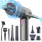 7000Pa Mini Vacuum Cleaner: Handheld Vacuum & Electronics Duster & Hand Pump Cordless Keyboard Vac Cleaning Kit 3-Gear Compressed Air Blower for Computer Sewing Machine Laptop Car Home Office