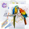 ITA Art Peinture par numéros Kit Complet avec châssis, peintures acryliques, pinceaux, Accessoires, boîte Cadeau - Kit de Peinture DIY avec Toile, 40x50 cm, Amoureux 3