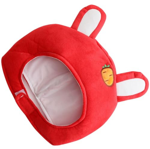 VICASKY Couvre-chef De Carotte Chapeaux Chauds Amusants Costume De Lapin Costume Du Chinois Chapeau Du Chinois Cotillons Tenue De Lapin Universel Peluche Hommes Et Femmes