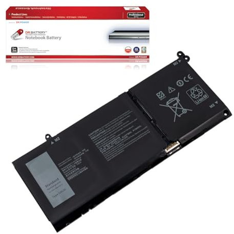 DR. BATTERY G91J0 Battery Compatible with Dell Latitude 3320 3420 3520 Inspiron 3510 3511 3515 5510 5515 5518 5310 5410 5415 5418 7415 2-in-1 Vostro 5510 5515 0FH3K2 0MVK11 0VKYJX 0XDY9K [11.25V]