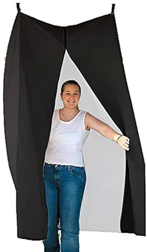 BUXTOM Tragbare Duschkabine für Camping, Duschzelt für Camping, Duschzelt, tragbare Duschkabine für Camping, 182 x 76 x 68 cm Duschwanne für Wohnwagen, Duschzelt, Toilettenzelt 182 X 76 X 68 cm Black