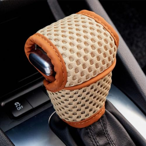 JHGFVBG Auto Schaltsack Gamasche Boot Cover, Für Honda Civic CRV CR-V Accord Spirior Odyssey Jazz/Fit City Handbrake Gear Cover,Anti Slip Auto Knob Gear Stick Protector,C