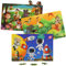 Children's Puzzle Game Set 3-4 5-6 Year Old Puzzle Games, Educational and Entertainment Themes, Animals, Dinosaurs, Space (rectangle)
