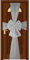 SHATCHI Noeud géant en Organza avec Strass pour Porte d'entrée de Noël, Mariage, fête prénatale, décoration de la Maison en Organza Argenté 7,5 m