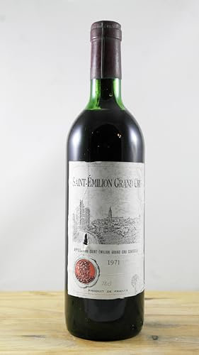 St-Emilion Grand Gru Blervaque Bouteille de Vin Millésime 1971 EA