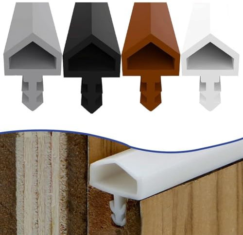 Cinta aislante de goma de 5 m de largo, solución perfecta para insonorización para ventanas y puertas (amarillo)