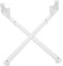 NUOBESTY Lot De 2 Supports Pour Tableau Supports D'Étagère En Métal Noir Support De Tringle De Placard Étagère Rabattable Support De Tablette Réglable Fixation Murale Table