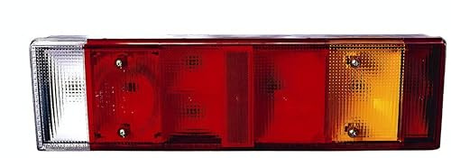 PROPOSTEONLINE Scheinwerfer für Iveco DAILY von 1989 bis 1999 hinten Fahrerseite mit 7 Funktionen + Rückstrahler + Anschluss hinten