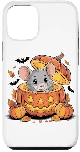 Halloween Mouse Pumpkin Rodent Mice Case for iPhone 12/12 Pro