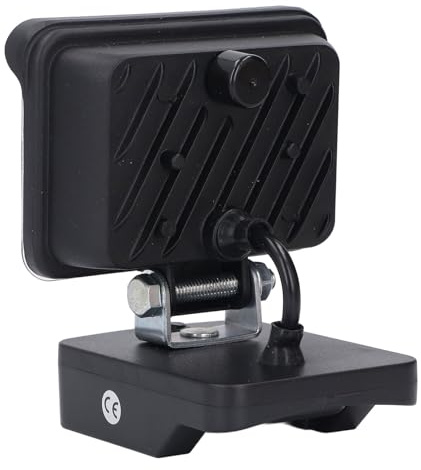 NUMNBE Projecteur halogène LED sur pied X20V 20V - Puissant spot à lampe télescopique avec trépied de chantier, éclairage intérieur et extérieur ergonomique - Idéal plaquiste, garage