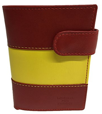 YOJAN PIEL | Cartera de Cuero Bandera de España en Piel de Ubrique | Complementos de Moda Unisex de Estilo Atemporal y Diseño Elegante Originales