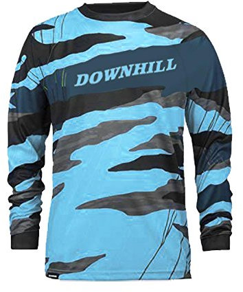 UGLY FROG MTB Jersey Herren Kurzarm/Langarm Downhill Trikot Radtrikot Männer Mountainbike Freeride BMX Fahrradtrikot Motocross DH FR Offroad Bekleidung