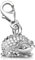 FANTASTIC NAILS COSMETIC COLLECTIONS Damen Igel Charm Anhänger für Armbänder echt 925 Sterling Silber Bettelarmband Geschenkbox Karabiner Mädchen Frauen K522o +V2