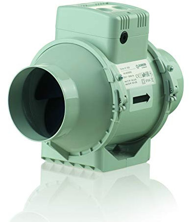 Blauberg UK Turbo-E 100 Extractor Fan, Grey