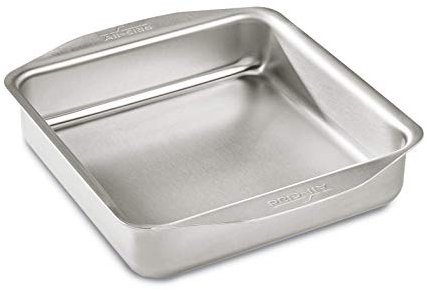 All-Clad 9000 D3 Ovenware 8x8 Inch Baking Pan, Stainless Steel, 8 by 8-Inch