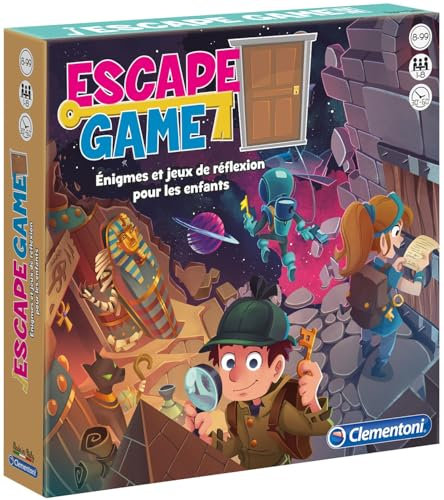 Clementoni- Italia Escape Game, Multicolore, 843 gr, 52430