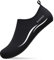 Sixspace Herren Damen Badeschuhe Wasserschuhe Aquaschuhe Strandschuhe Schnell Trocknend Slip on Breathable Schwimmschuhe Surfschuhe für Beach Pool Surfen Yoga Schwarz(Lieferantengröße 40 EU)