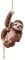 Design Toscano QM2890800 Horatio The 3 Toed Faultier Statue, bunt