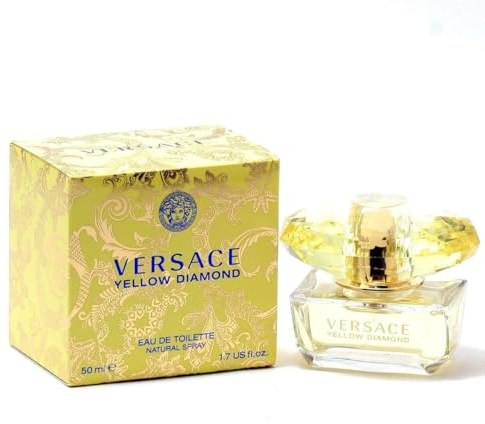Profumo giallo da donna di Versace