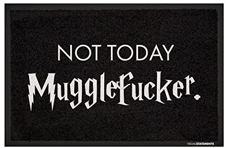 Visual Statements - Fußmatte mit Spruch - Schmutzfangmatte - rutschfest, waschbar - Harry Potter - Fußabtreter 60x40cm