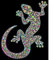 Assmy DIY 5D Diamant Malerei Kits Vollbohrer Gecko Diamond Painting Erwachsene Kinder Kristall Strass Leinwand Stickerei Kreuzstich Malerei Arts Craft Geschenk für Home Eingang Wand Decor50x60cm