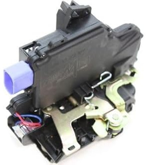 AUTOMEGA Türschloss Vorne Links mit Zentralverriegelung Kompatibel mit VW POLO 9N 100019810 3B1837015AM 3B1837015AQ