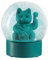 DONKEY Maneki Neko Lucky Globe Winkekatze Grün - Die Schneekugel mit der original Lucky Cat in grün, 11,5 cm hoch