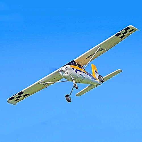 QIYHBVR Avion RC De 48 Pouces D'envergure pour Débutants, Avion Télécommandé 2,4 Ghz 4 Canaux RTF pour Enfants Et Adultes, Jouet D'extérieur Portable Et Facile À Voler avec Système De Stabilisation