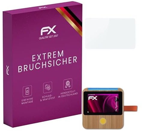 atFoliX Glasfolie kompatibel mit Tigerbox Touch Panzerfolie, 9H Hybrid-Glass FX Schutzpanzer Folie
