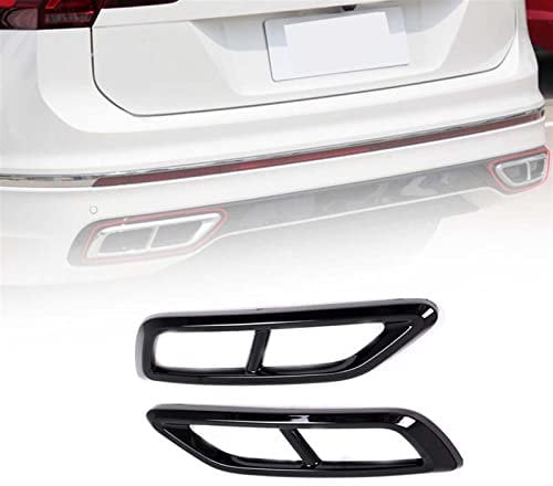 MSRAO Auto Auspuff Schalldämpfer Trim Cover Aufkleber Zubehör Für VW Für Tiguan L 2020 2021 2022