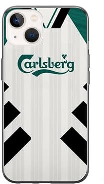 Liverpool Retro Shirt Hard Silicone Rubber Phone Case Cover for iPhone 7 8 XR 11 12 13 14 SE (choose model in order detials) (iPhone 14)