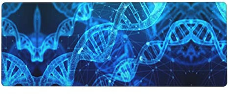 KIDINN Dna Kette Fotodruck Mauspad Büro Desktop oder Gaming Mauspad Tastatur Anti-Rutsch Pad