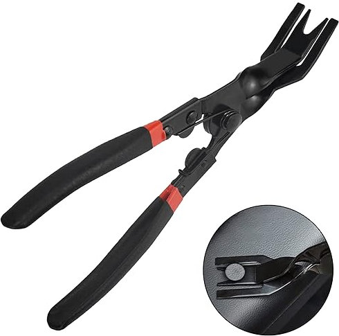 Gearmax Türverkleidungs Lösezange, Türverkleidung Zange zum Entfernen von Clips, Removal Panel Clip Zange, Polster Schlauch Abstreifzange Trim Clip Zange Auto, Entfernungszange für Auto Tür