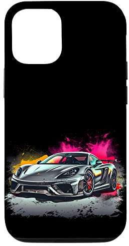 Hülle für iPhone 12/12 Pro Supercar Exotic Sports Car Konzeptauto, Grafik im Poster-Stil