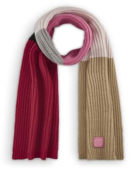 CODELLO Damen Gestrickter Schal in weicher Wollmischung mit klassischen Streifen