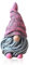 Garden Gnome Ornament Resin Gnome Figurine Garden Gnomes Statue Garden Gonk Ornament for Outdoor Yard Decor Pink Hat, Resin Gnome Figurine
