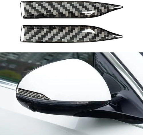 Flaconi 2 Stück Auto Rückspiegel Antikollisionsstreifen,Auto Tuning,Aufkleber Stoßstange für Rückspiegel,Universal Rückspiegel Kratzschutz Aufkleber,Seitenspiegel Aufkleber (8.7x1.44cm)