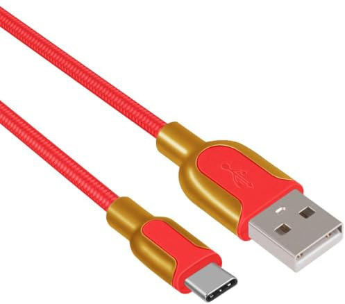 ULTRICS USB C Charger Cable 1M, Braided USB A to USB C Fast Charging Cable, Data Sync Type C Lead, Phone Charger Cables for iPhone 16/15 Pro Max, Galaxy S24/S23/S22 Pixel 8/7, PS5, OnePlus, LG, Pixel