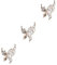DEARMAMY 3 Pièces Épingle Broche De Broche Femme Broche Broche Rose Gold