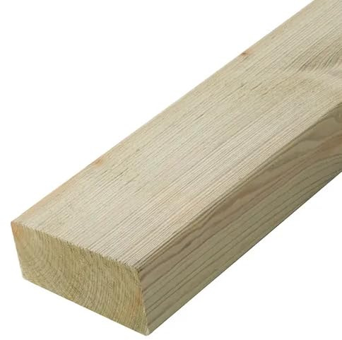 4x2 (100 x 47mm) Treated Timber Wood Outdoor Wood Battens Garden Trellis Fence Fencing Roof Roofing Tile 4 x 2 4x2 (12, 240cm)
