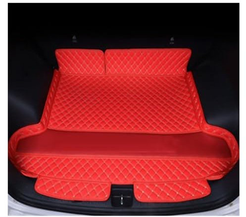 Estera Maletero Coche Alfombrilla para Maletero De Coche Bandeja Carga Modificada Alfombrillas para Hyundai para Tucson 2018 2019 Funda Maletero(A Red)