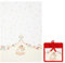 THUN, Set Presina e Canovaccio In 100% Cotone, Collezione Sorprese di Natale, Idea Regalo per Natale, Presina 20 x 20 cm, Canovaccio 40 x 60 cm