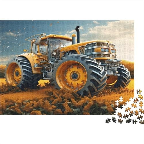 Traktoren Puzzle für Erwachsene, 1000 Teile, 3D-Puzzle, abstrakt, Basteln, moderne Wandkunst, einzigartiges Geschenk, Heimdekoration, 1000 Stück (75 x 50 cm)