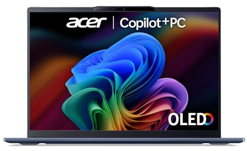Acer Swift AI SF14-51 Laptop - Intel Core Ultra 5 226V, 16GB, 1TB SSD, Integrated Graphics, 14 Inch 2.8K OLED, Windows 11, Blue