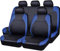ZORTAXKFV Autositzbezüge Für Ford Focus 2011 2012 2013 2014 2015 2016 2017 2018 Leder Auto Sitzbezüge Vorne Hinten Autositz Schonbezug Autositz Zubehör,C
