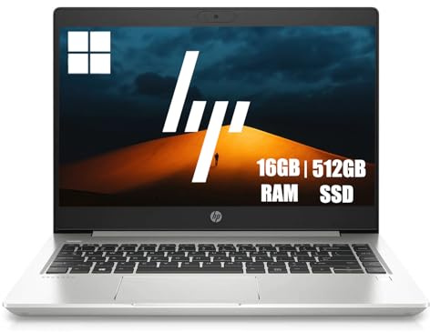 HP ProBook 440 G7 Business Laptop, 14-Inch HD (1366x768), Intel Core i5-10210U, 16GB RAM, 512GB SSD, US QWERTY Keyboard, Windows 11 Pro (Renewed)